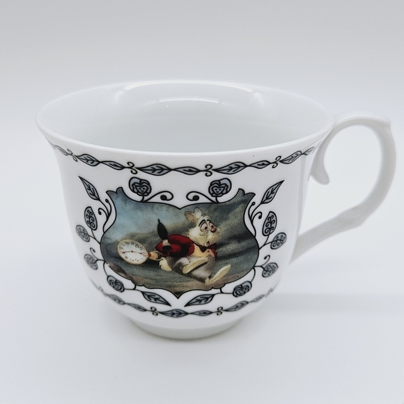 DISNEY | Disney Wonderland Tea white rabbit & queen of hearts teacup & saucer - Picture 2 of 9